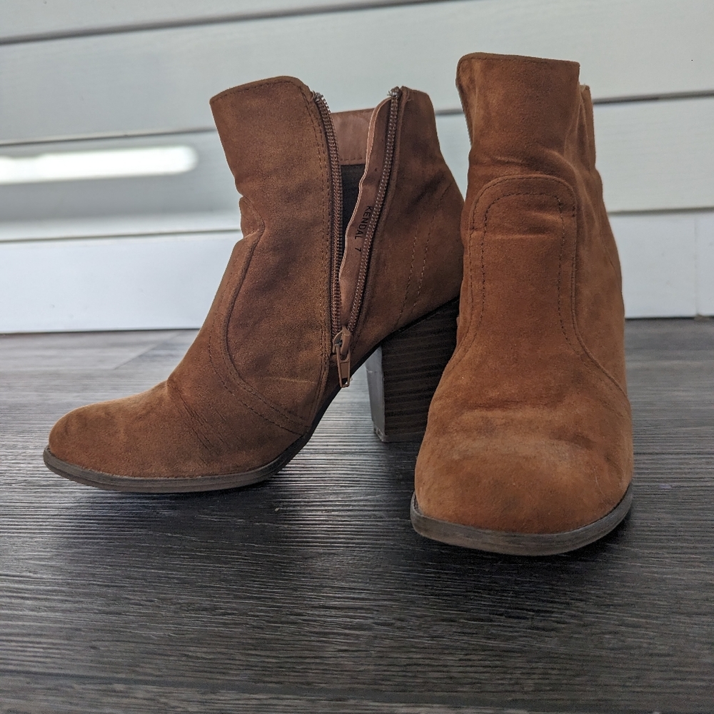 Tan Fall Booties - image 1